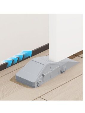 Funny Tesla Cybertruck Door Stoppers for Bottom of Door